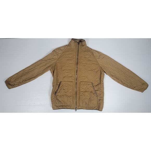 Vintage Polo Ralph Lauren Mens Large Brown Quilt‎ Fleece Lined Riding Jacket - Picture 1 of 15